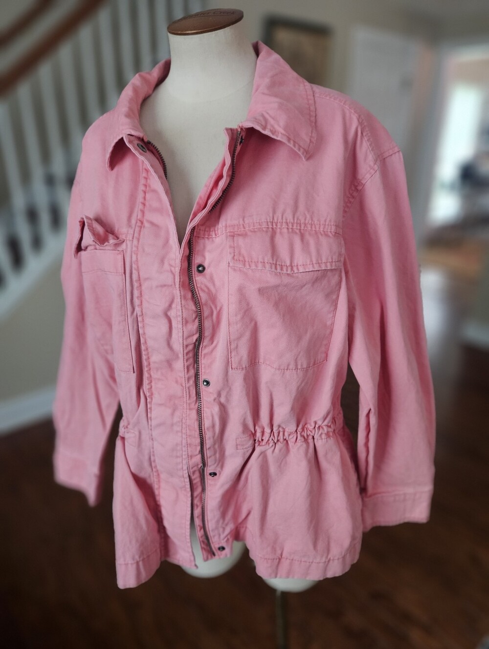 Old Navy Pink Cotton Jacket Medium